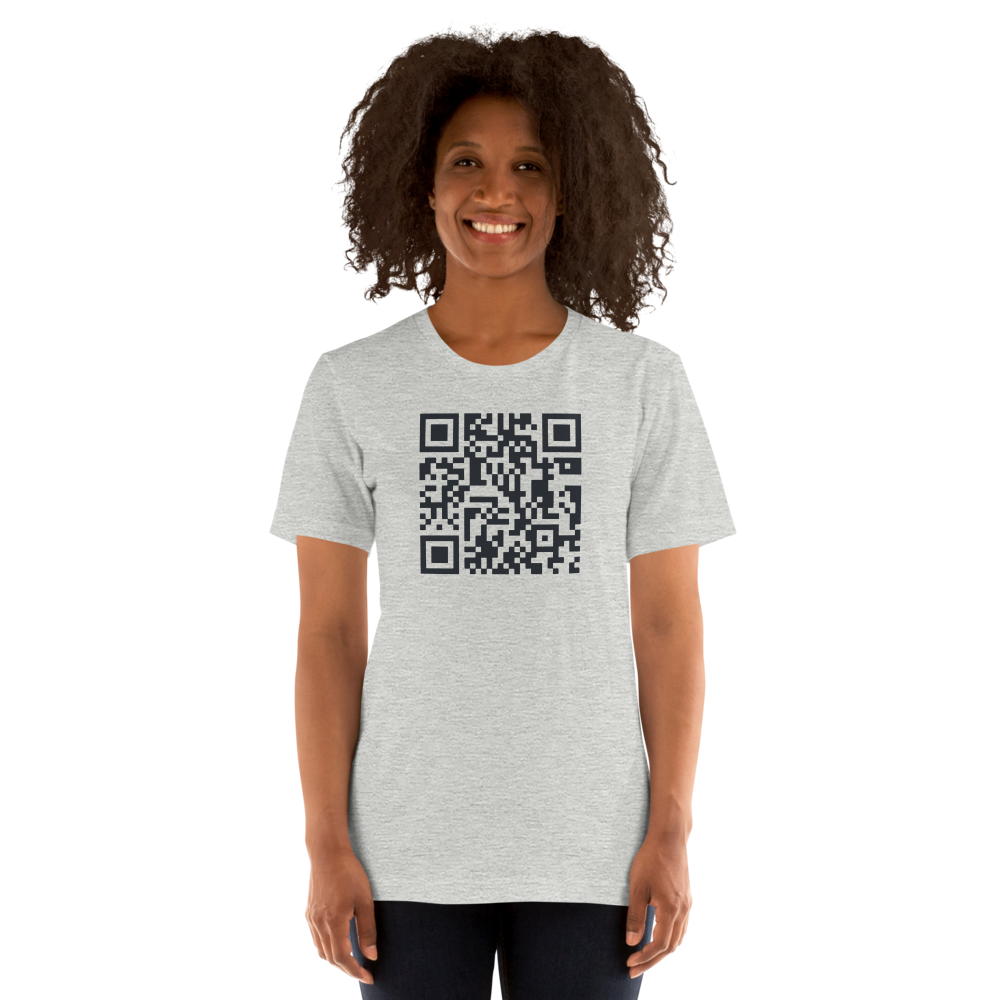 you scanned a stranger on a shirt